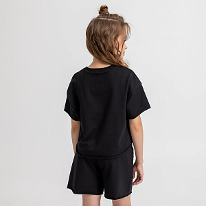 Костюм с шортами MIZA, черный